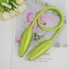 커튼 버클 DIY 트위스트락 커튼 버클 창의 커튼 버클 버클 마음대로, 과일 그린, 1개