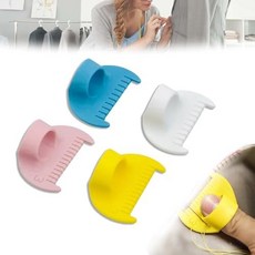 엣지 스티치 잠금 및 재봉 게이지 세트 - 스트레이트 커브드 솔기 DIY 수선 초보자 취미자 전문 하수구용 바늘 퀼팅 자이중 실 3mm, Double thread 3 mm