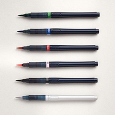 모나미 컬러 리얼브러쉬 (낱개), 세필 실버