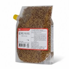 톡톡 튀는 겨자씨의 홀그레인 머스타드 1kg 업소용 /, 1개