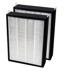 NUWAVE OXYPURE 2팩 정품 교체용 HEPA /탄소 제거 물질 냄새 47004용 오염 필터 콤보 자극 47003 모델 및 47002 47001, 공기 청정기