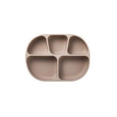 락앤락 리틀럽 실리콘 흡착 식판, BABY BROWN, 1개