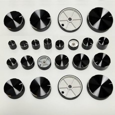 널링 샤프트 전위차계 DAC CD AMP 앰프용 알루미늄 노브 하이 퀄리티 블랙 색상 직경 13-40mm 6mm 1 개, 01 Knurled Shaft, [11] 30MM x 10MM (D x H)