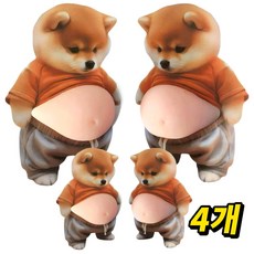 별라 차량 도어가드 스티커 방문 문콕방지 뱃살 4개, A형