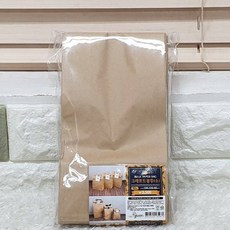 쿠키 과자 포장봉지 크라프트 봉투 (소) 8입