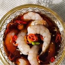 양념 새우장 순살 깐 새우 장 매운맛 330g 2팩 3팩, 2개