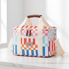 DUGN PEVA 방수 보온 보냉 예쁜 보냉가방 보냉백 도시락가방, 비비드, 1개