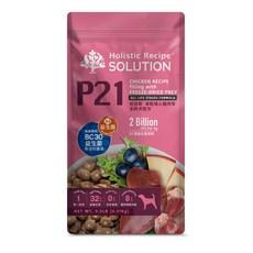 耐吉斯SOLUTION P21全齡犬凍乾填心雞肉餐，完整營養，美味健康，幼犬、成犬、高齡犬皆適用, 1個, P21 凍乾填心雞肉餐 全齡犬, 9.5磅, 4.3kg, 雞