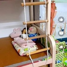 사다리걸이 침대사다리 기숙사 이동식 이층침대 다락방 H형 가정용 원룸 계단발판 복층, 스퀘어 1.5m 4우드
