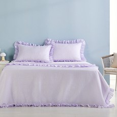 [MODERN HOUSE 중계점] 상큼 시어서커 프릴 블랑켓 150*200 라벤더 CV0225085