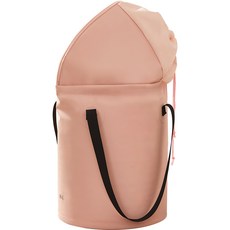 62公分高桶蒸氣蒸氣桶，底部排水閥，可折疊收納，8層鎖溫材質，居家腿部SPA, 粉色, 1個