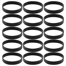 15개 팔찌 뱅글 고무 블랙 스포츠 12 mm 밴드 TOP