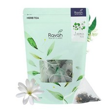 따뜻한차 라바티 자스민 허브차 티백 15개입 크리스마스선물 얼그레이 캐모마일효능 홍차, 상세설명 참조, 1