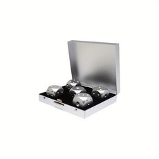 저장 상자와 5pcs 게임 알루미늄 합금 캠핑 KTV 파티 소품 오지에 휴대용 컬러 금속, Silvery
