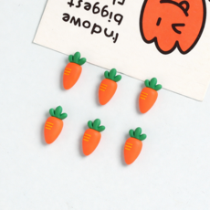 서플라이랩 귀여운 냉장고 자석 마그넷 세트 9종, 5. 당근 15p