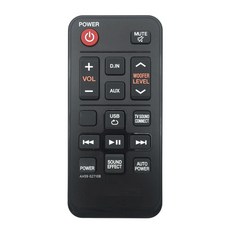 Echo AH59-02710B 원격 컨트롤러 1 용 Samsunghw-J250 HW-JM25 용 검정 원격, 01 Black × 한개옵션1, 1개