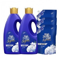 피죤 고농축 시그니처 섬유유연제 아이스플라워 2L x 2 + 1.6L x 3, 단품, 1개