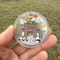 장식미니어처 판다 생일기념 주화 팬더 굿즈 일러스트 소품, 진리  문수방