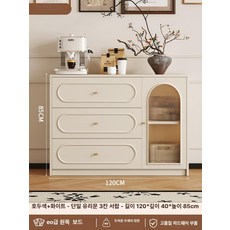 라탄 신혼부부 수납 다용도 현관 북유럽 틈새 가정용, 자가 120cm I 화이트