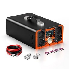HOULI 한식 차량용 인버터 인버터 전력 변환기 3000W/5000W/6000W/7000W/10000W 다양한 모델 차량용 전원 변환기 RV 캠핑용 인버터, 1개, 최대 3000W 12V
