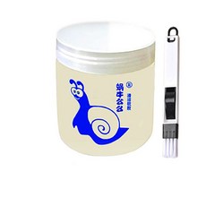 달팽이 슬라임 젤리클리너 160g 차량용청소 키보드 틈새먼지 끈끈이 대형 1개, 투명