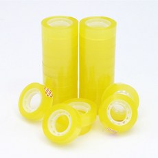 DN 투명 테이프 리필 문구용 사무용 접착 15mm 24개입, 1개, one