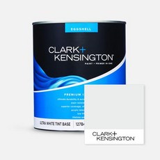 클락앤켄싱턴 수성페인트 내부용 에그쉘광 디자이너화이트 1L, 화이트, 1개