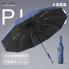 UMBRELLA JUST GOOD 自動黑膠晴雨傘，加大傘面防風設計