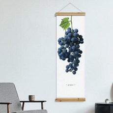 eh929-우드스크롤_40CmX120Cm-그레이프포도, 상세 설명 참조