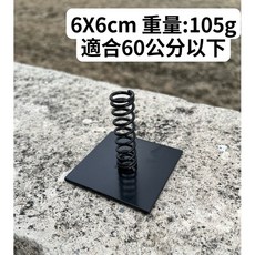 艾草架 艾草蚊香架 艾草棒架 艾草條架 薰香棒架 彈簧艾草架 穩固耐用 鐵藝材質, 黑色