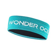 小島生活 造型潛水髮帶 船潛 瑜珈 跑步 衝浪 浮潛 深潛 游泳髮套, 1個, 天藍色