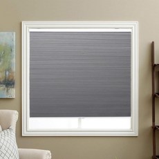 BLACK 블랙OUT 아웃 Cellular Shades 무선 벌집 블라인드 패브릭 창문 가리개 81.3x162.6cm(32x64인치) 아이보리 베이지(블랙아웃) 175354