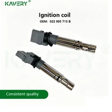 1pcs 022905715B 점화 코일 Q7 TT A3 Quattro Cayenne Passat EOS Golf R Touareg V6 3.2 UF531 호환, 04 022 905 715 B 2PC