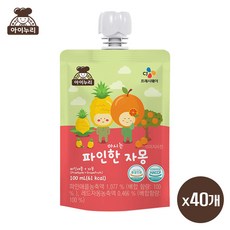 CJ제일제당 아이누리 마시는 파인한자몽 100ml x 40개