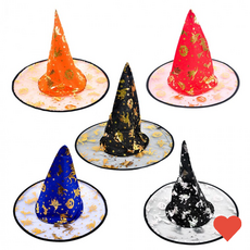 코스튬 용품 마녀 모자 파티용품 할로윈 파티, 블랙