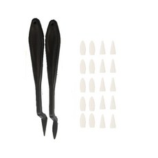 아트 스케치 지우개 나이프 세척 가능 브러시 스폰지 고광택 드로잉 수정 펜 청소 도구, 02 Black set