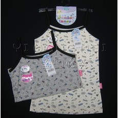 一王美鑽石口紅細帶背心 女童細肩帶背心 台灣製造 舒適透氣 居家外穿皆宜