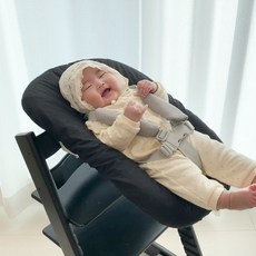 어텀31 스토케 트립트랩 뉴본 양면 커버, 블랙&딥오렌지