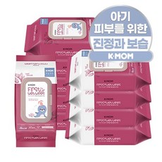 케이맘 처음물티슈 약속 아기물티슈 캡형, 60g, 70매, 20개