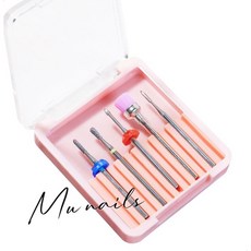 手部保養磨頭 甘皮處理 美甲工具, 1個, 前置磨頭五件組