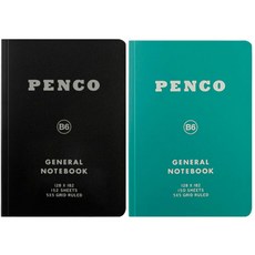 펜코 소프트 PP노트 B6 방안지 모눈종이 그리드 격자노트, 1개, 블랙