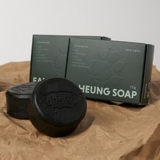 [아토르] 어흥 비누 제주 병풀 함유 피부 트러블 진정 딥클렌징, 4개입, 110g