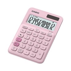 카시오 컬러 계산기 MS-20UC, 핑크, 1개