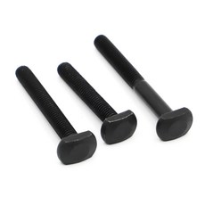 M6 M8 M10 M12 GB37 흑색 탄소강 T 형 펀치 밀링 머신 나사 나 사형로드 클램핑 캡 볼트 /부분, M6 2pcs, 100mm