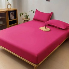 침대커버세트 패밀리 1인 이불커버 장착 침대 시트 보호대 통기성 침대보 커버 진드기 방지 항균 방수 매트리스 패드 싱글더블킹퀸