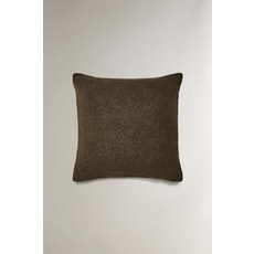 zara 자라 니트 쿠션 커버 - 카키309136, 45 x 45 cm