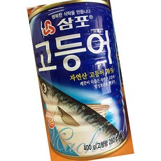 고등어 통조림 400g 캔 깡통 김치찜 무조림 찌개, 4개