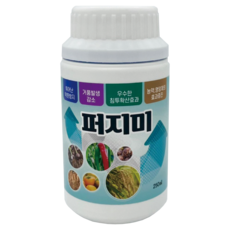 스마트한농부 친환경 전착제 퍼지미 25말용 강력 식물 침투제 오일 농약 성분없는 살충제침투제 농약 약흔 거품감소, 1개, 250ml