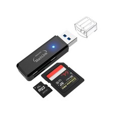 USB3.0 SD/MicroSD 카드리더기 ML-R32A1, 1개