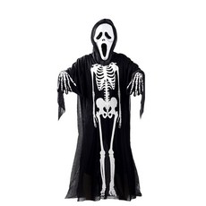 해골 할로윈 의상 코스튬 3종세트 망토 가면 캠핑 소품
